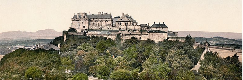 Stirling Castle gegen Ende des 19. Jahrhundert