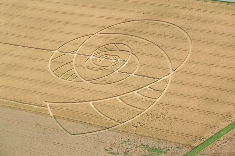 Lage des Kornkreises Tägermoos zwischen Steckborn und Hörhausen