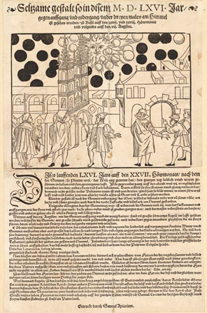 Basler Flugblatt von Samuel Coccius aus dem Jahr 1566. 