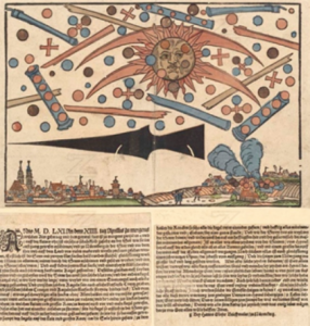 Himmelserscheinung über Nürnberg vom 14. April 1561.