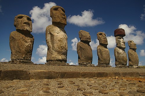 Moai am Ahu Tongariki