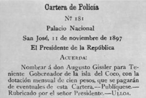 Gissler Konzession, gemeinfrei Gissler Konzession