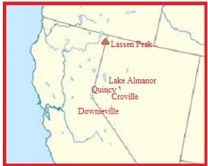 Gegend um Lassen Peak