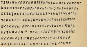 Angebliches Kryptogramm von Olivier Le Vasseur