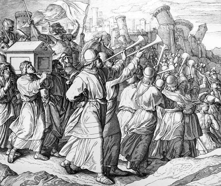 Zerstörung der Stadt Jericho durch die Israeliten