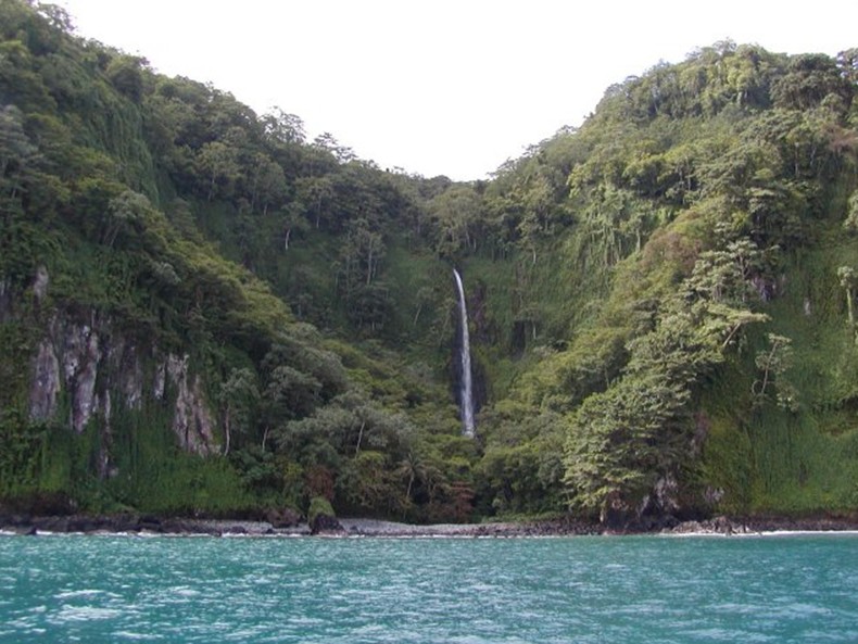 Wasserfall Kokosinsel