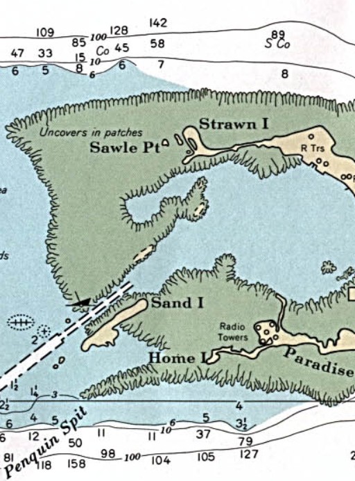 Zufahrt in die Lagune des Palmyra-Atolls